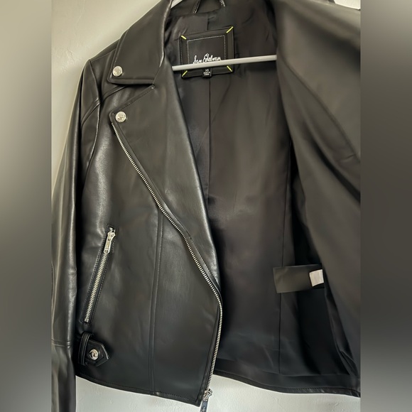 LIKE NEW SAM EDELMAN FAUX LEATHER JACKET - Picture 4 of 7